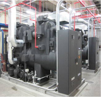 アンモニア/CO2 二元冷凍機 (株)前川製作所製 NewTon